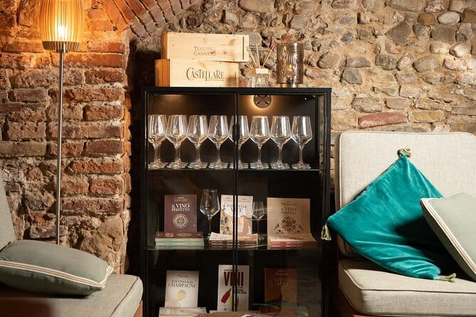 1-Hour Guided Tuscan Wine Tasting in Florence - Oratio cellar setting: Roman pavement and a calm, artsy feel