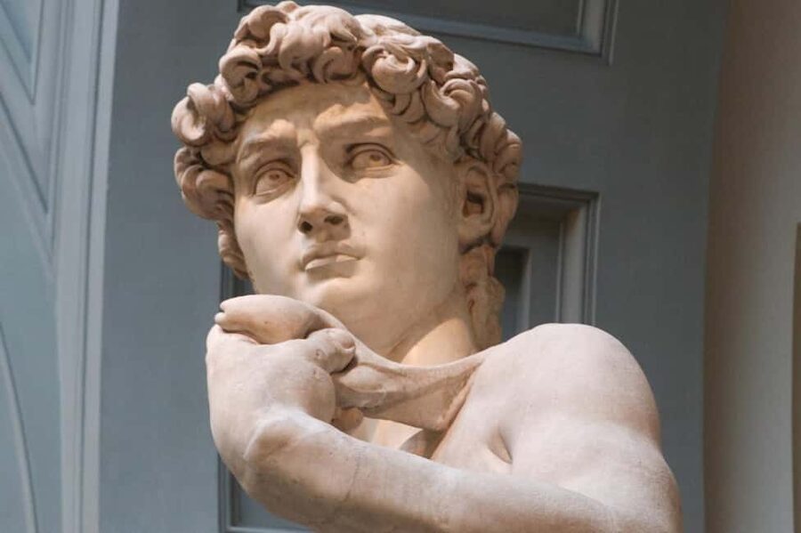 Accademia & Michelangelo's David Private Tour - Giotto Frescoes on the Upper Level: Perspective Gets Real