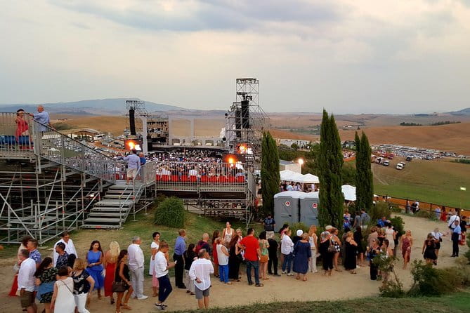 Andrea Bocelli concert LAJATICO Limousine Service from Florence - The 5 pm pickup in Florence, and what “wherever you want” actually means