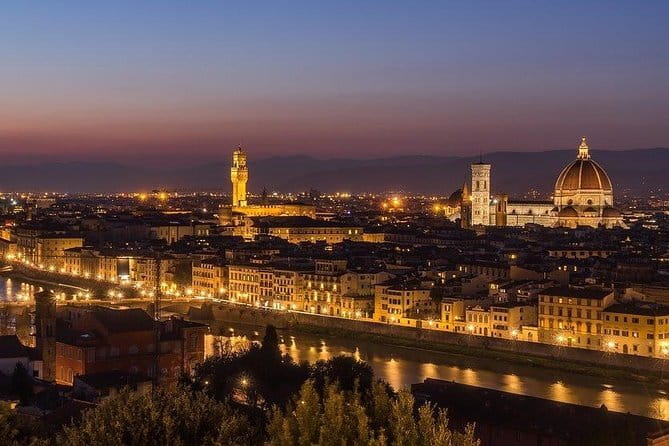 Best of Florence Tour by Night - Piazza del Duomo and San Lorenzo: Green and White Marble Finish
