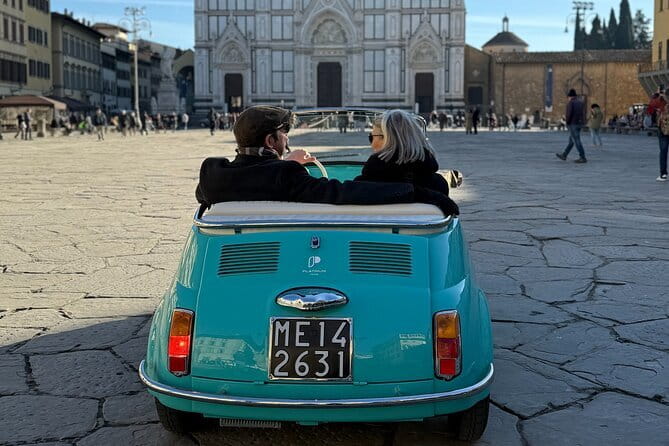 Discover Florence city center on e-cabriot fiat 500 - Why the electric Fiat 500 cabrio changes how you see Florence