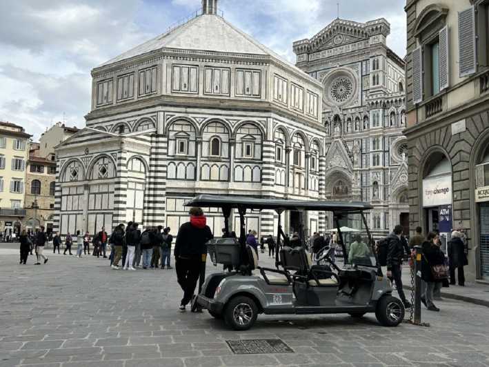 Discover Florence's Charm: Night Tour on Electric Golf Car - Electric golf car comfort, warm blanket, and an easy pace