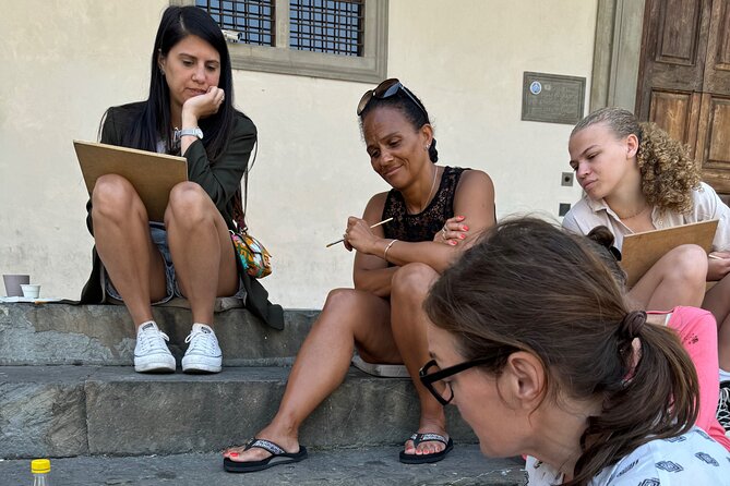 Drawing and Watercolor Workshop in the Heart of Florence - Watercolor time, color mixing and technique that makes it look finished