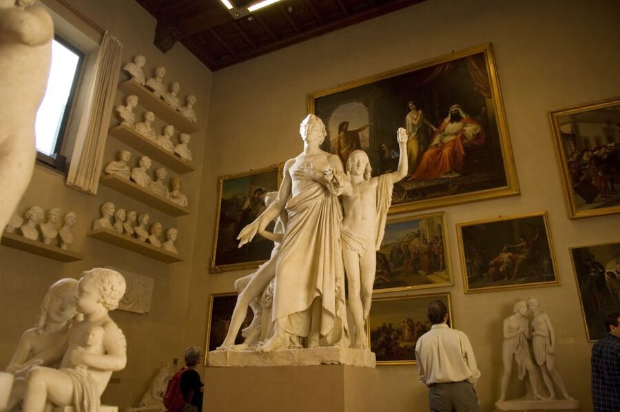 Florence: Accademia Gallery & Duomo Guided Tour - Inside Santa Maria del Fiore: marble, stained glass, and a clock you’ll actually notice