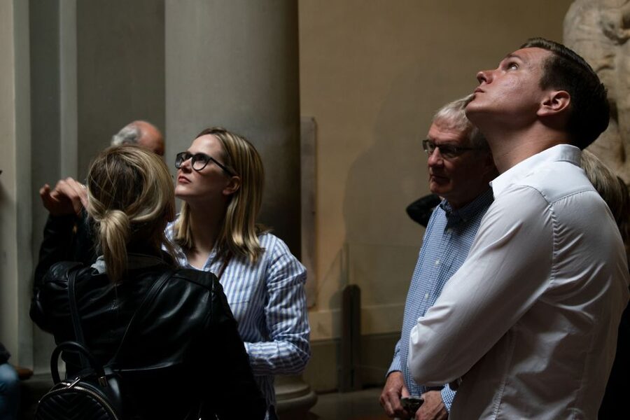 Florence: Accademia Gallery Guided Tour with Priority Access - Tribuna di De Fabris, where the Prisoners lead you to David