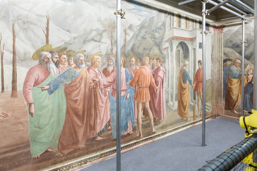 Florence: Access to the Brancacci Chapel - Who painted what: Masolino, Masaccio, Filippino Lippi