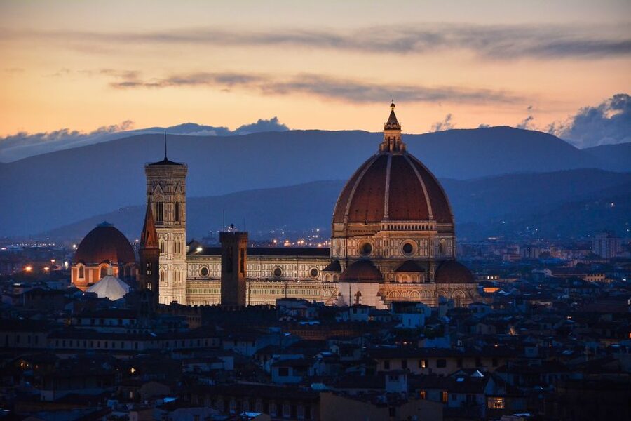 Florence by Night: 2-Hour Walking Tour - Duomo Square at night: Cathedral, Baptistery, and Loggia del Bigallo