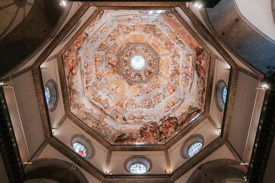 Florence: David at Accademia and Duomo Terraces VIP Tour - Porta del Paradiso: a quick stop with big craft details