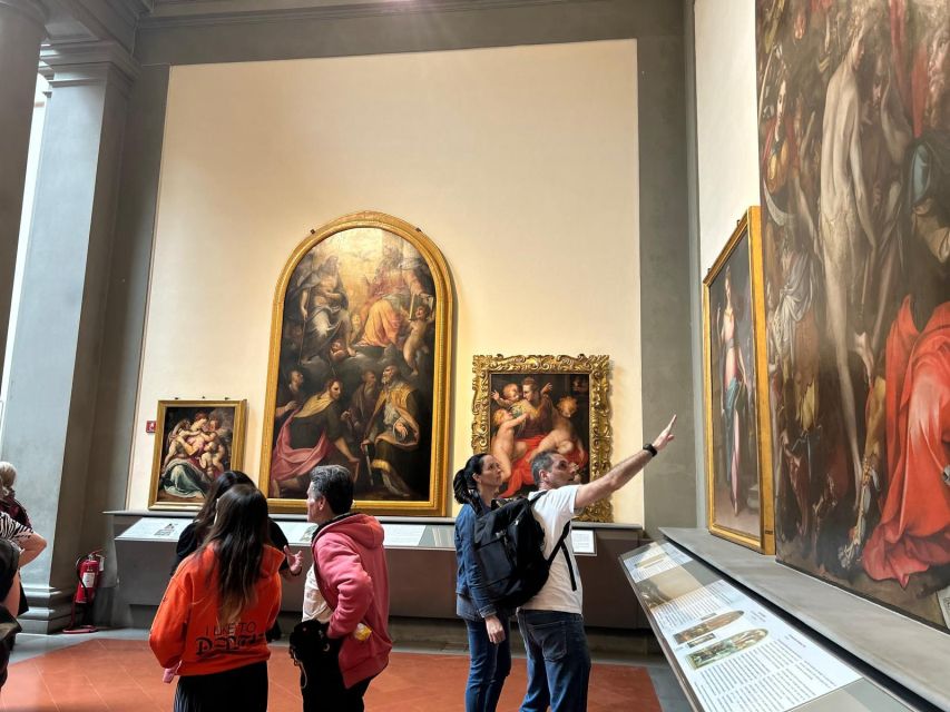 Florence: David's Accademia timed Ticket with Audio APP - Medici musical instruments: the unexpected break from marble