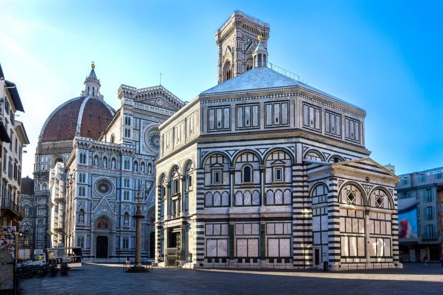 Florence: Duomo Area Tour with Giotto's Tower Climb Ticket - Giotto’s Bell Tower solo climb: 414 steps and 360-degree payoff