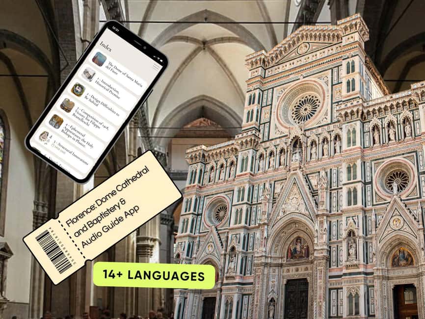 Florence: Duomo Cathedral Priority Entry Ticket & Audio App - Your smartphone audio guide, languages, and the headphone checklist