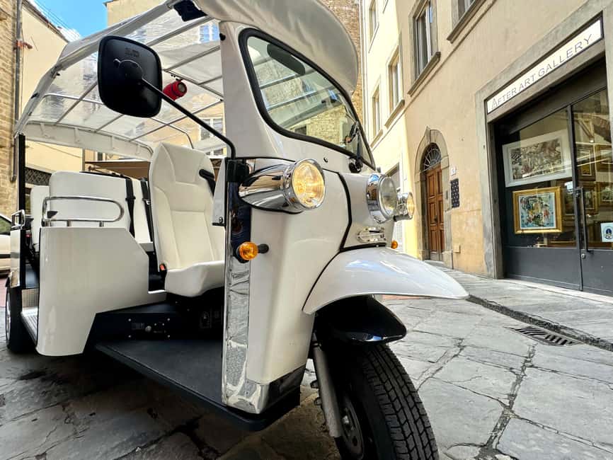 Florence: Electric Tuk-Tuk or Golf Cart City Tour - Key things to know before you go