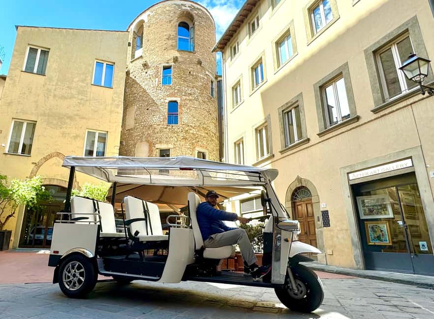 Florence: Electric Tuk-Tuk or Golf Cart City Tour - Ponte Vecchio and the old bridge photos that make the tour pay off
