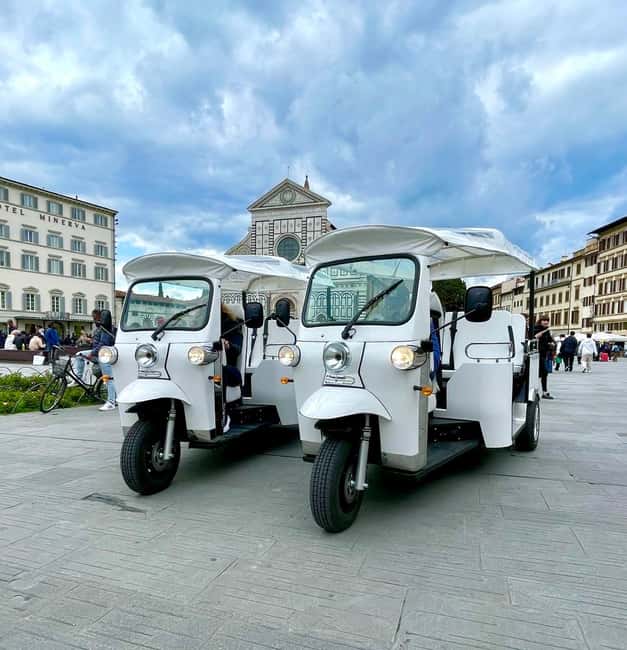 Florence: Electric Tuk-Tuk or Golf Cart City Tour - The 900 Museum pickup and your route through major landmarks