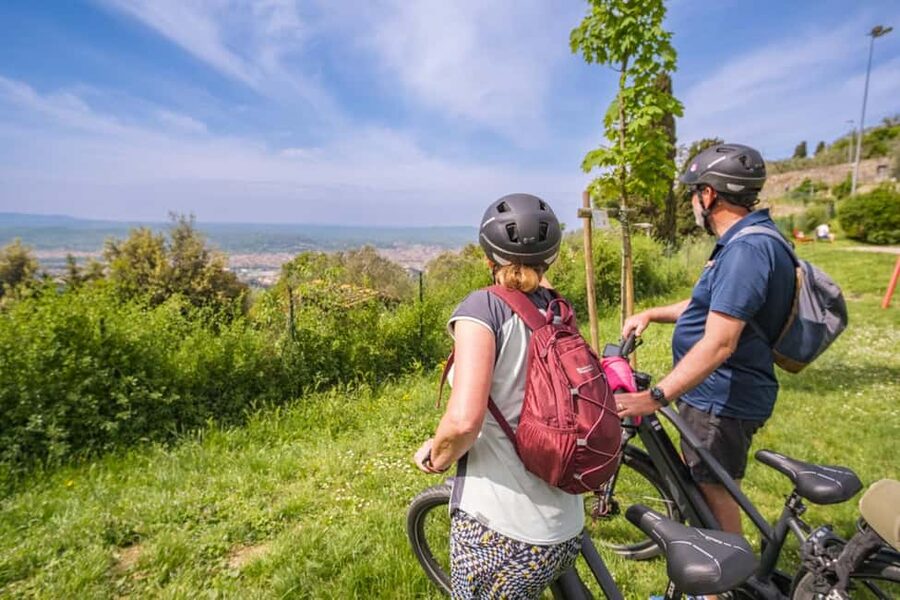 Florence: Fiesole E-Bike Tour with Olive Oil Tasting - Fiesole hilltop town time and the Roman theater