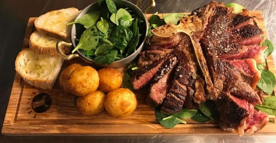 Florence: Florentine Steak Cooking Class with 3-Course Meal - Entering I Tuscani 2, then stepping into the kitchen