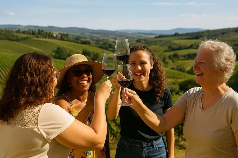 Florence: Great Chianti Wine and Olive Oil Trail with Lunch - Winery stops 1 and 2: Chianti tastings with real technique