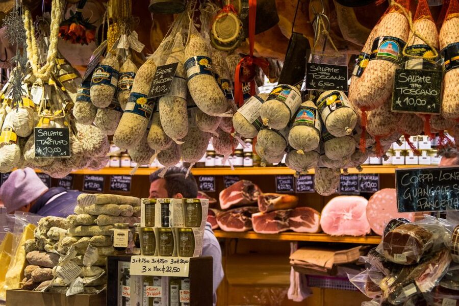 Florence: Guided Food and Wine Walking Tour - Florence Cathedral and Basilica di San Lorenzo, Landmark Viewing With Food Context