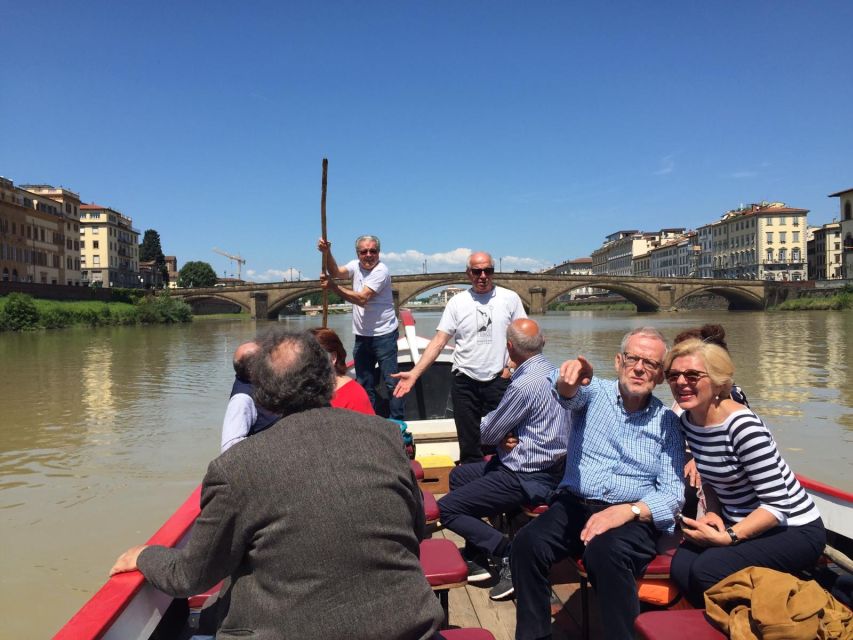Florence: Guided Gondola Boat Tour with a Glass of Wine - What You See Along the Route: Bridges, Art Neighborhoods, and Oltrarno Views