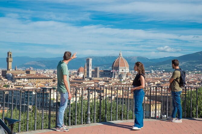 Florence Hills E-Bike Tour with Gelato Tasting - Piazzale Michelangelo and San Miniato al Monte: the view-and-briefing combo