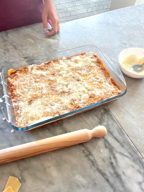 Florence: Lasagna and Spaghetti-Making Class - Lasagna Assembly in Real Tuscan Style