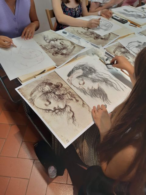 Florence: Leonardo Drawings - What a 3-hour session feels like, step by step