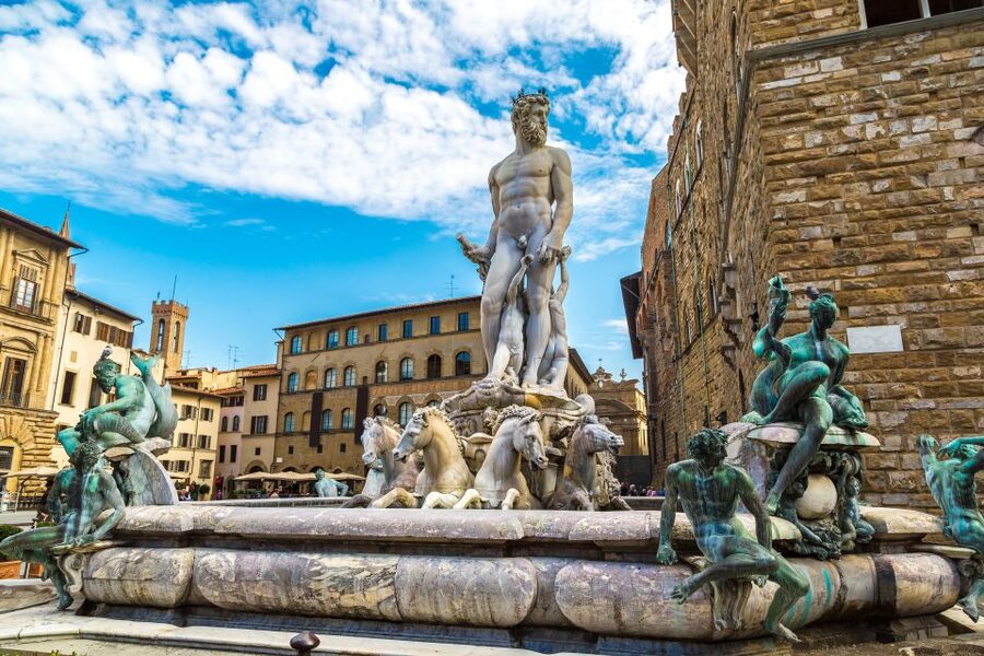 Florence: Medieval & Renaissance Private 3-Hour Walking Tour - Piazza della Signoria: Florence as an Outdoor Sculpture Museum