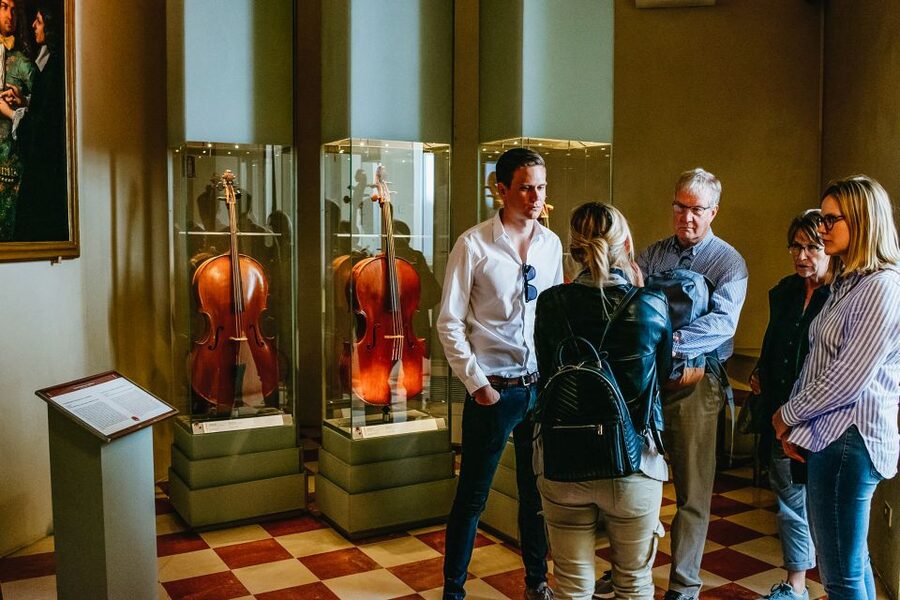 Florence: Michelangelo's David Skip-the-Line Entry Ticket - Musical Instruments Hall: the ancient piano and Viola Stradivari