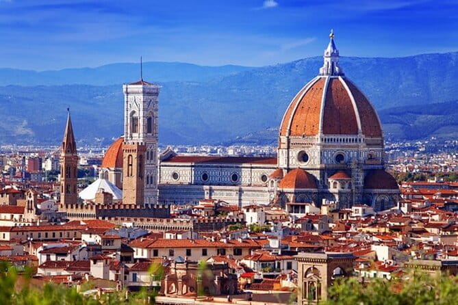 Florence panoramic view Giotto's Bell Tower and Cathedral Ticket - Giotto’s Bell Tower: 414 steps and the art you pass on the way up