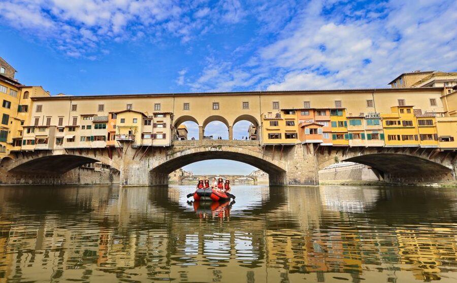 Florence: Pontevecchio Bridge and City Sights Rafting Cruise - The San Niccolò Start: Slide Energy Plus Clear Safety
