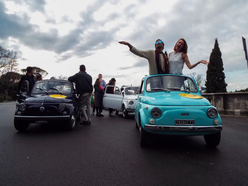 Florence: Private Vintage Fiat500 Countryside & Winery Lunch - Key highlights at a glance