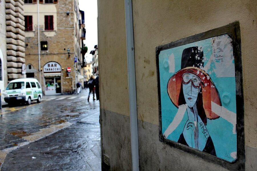 Florence: Street Art Tour - CLET Studio: The Workshop Entrance That Turns Art Into a Place