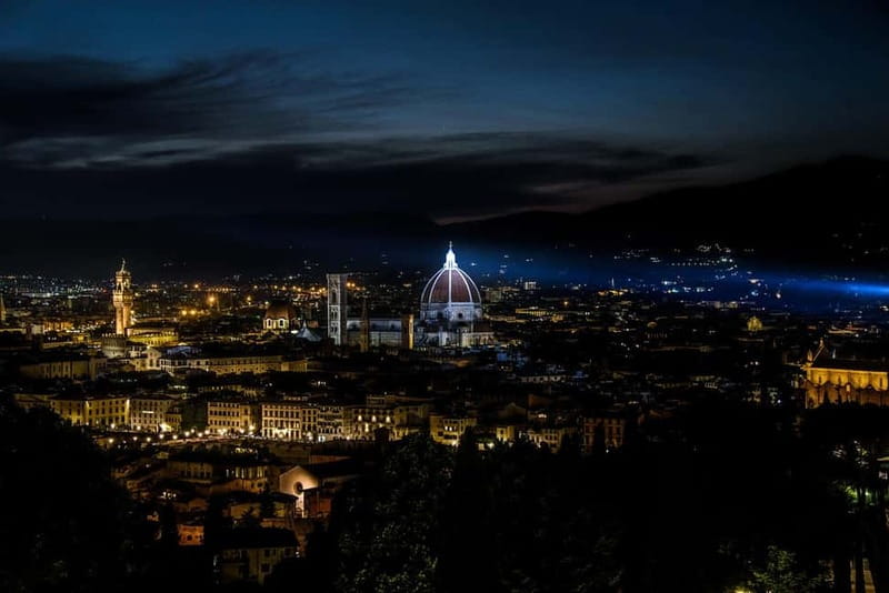 Florence:Sunset Panoramic Tour Fiesole & Michelangelo Square - Spotting Duomo, Palazzo Vecchio, and Ponte Vecchio Lit Up