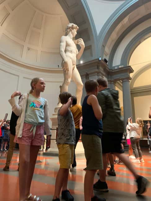 Florence: Tour for Kids w/ Michelangelo Statue of David - Piazza della Signoria, Loggia, and the government made of stone