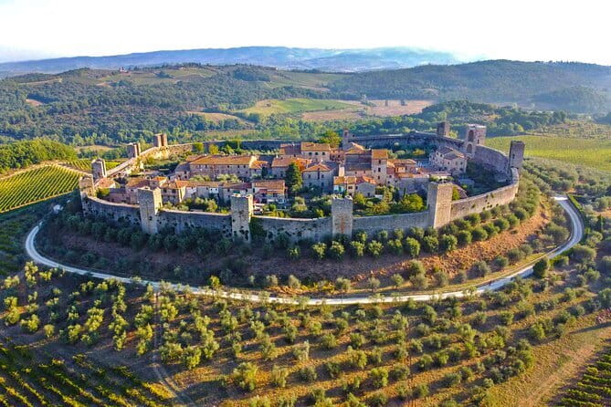 Florence: Tour San Gimignano, Monteriggioni & Chianti Hills - San Gimignano terrace breakfast, then a fast peek at the old center