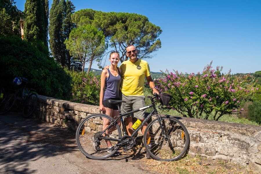 Florence: Tuscany Bike Tour with Wine & Olive Oil - San Miniato al Monte: the Florence view you’ll want to pause for