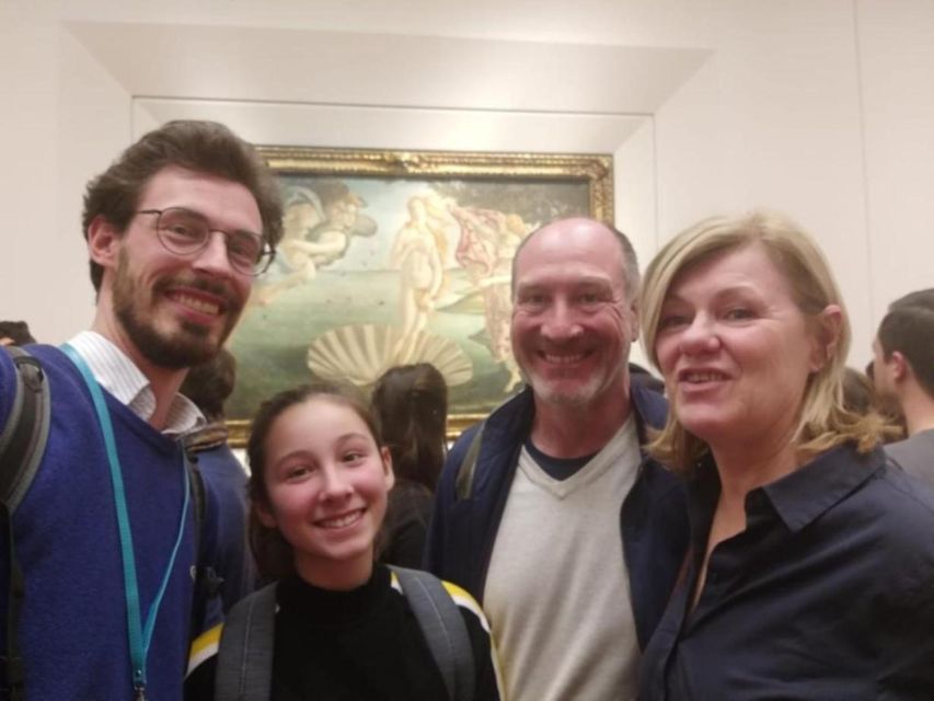 Florence: Uffizi & Accademia Gallery Private Tour with David - Hear the guide clearly: priority access, radio sets, and hearing in big museums