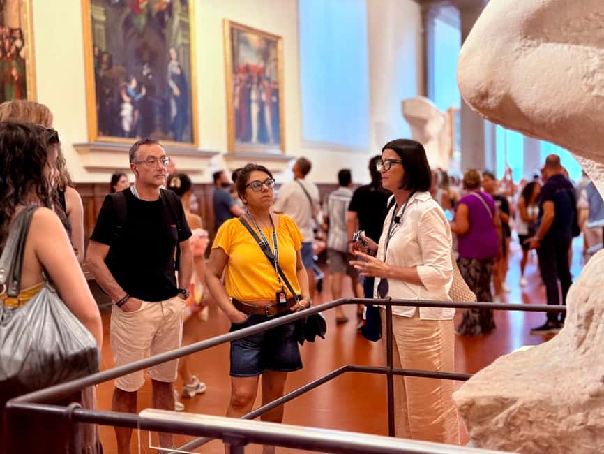Florence: Uffizi & Accademia Small Group Walking Tour - Group size, radios, and the pace you should expect in 4 hours