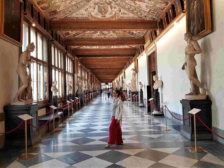 Florence: Uffizi Gallery and Accademia Guided Tour - Meeting points in Florence: Giotto statue, then Piazzale della Belle Arti