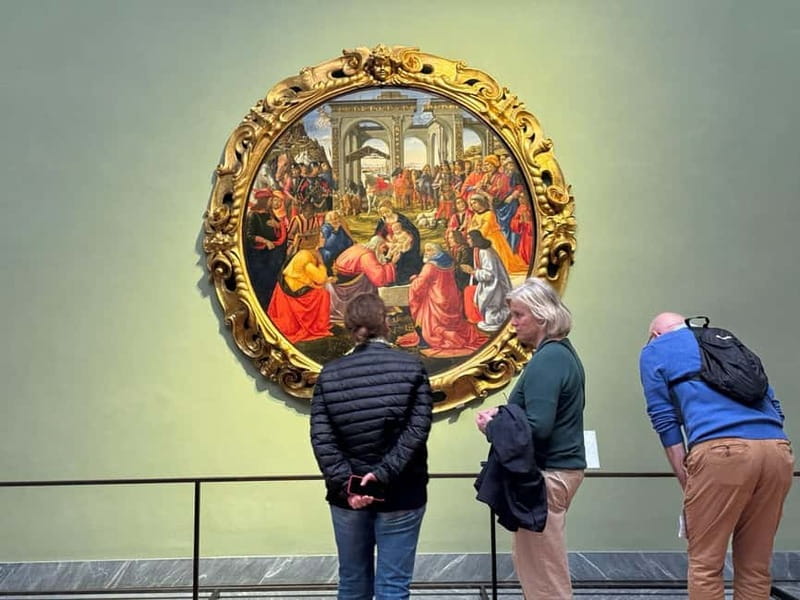 Florence: Uffizi Gallery Fast-Track Ticket - Meeting your host at Leonardo’s statue, then swapping your voucher