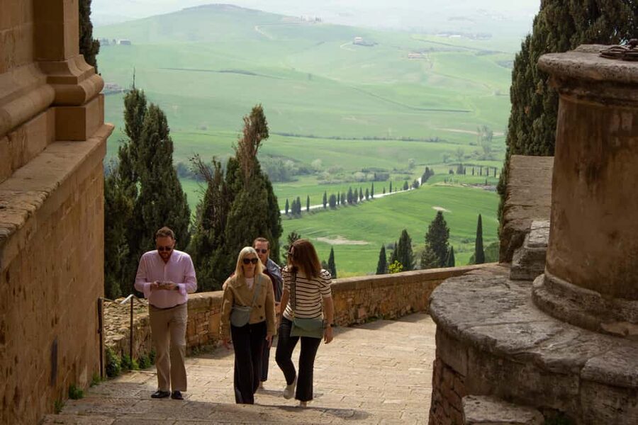 Florence: Valdorcia Wine, Brunello Montalcino, Montepulciano - Pienza Lunch and Pecorino Hunting in a Former Convent Setting