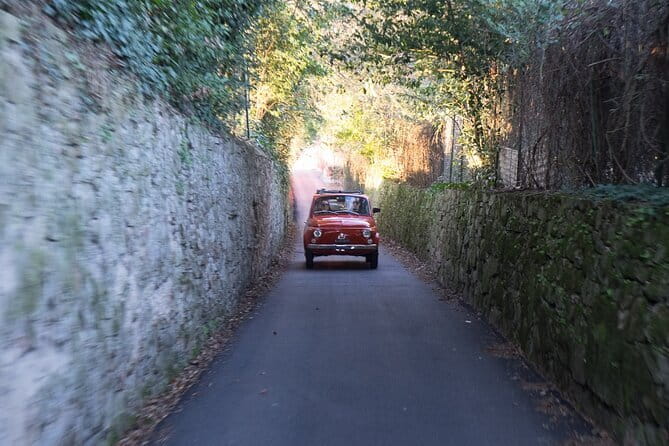 Florence Vintage Fiat 500 Tour with Wine Tasting at Farm - The driving experience: no stress, just stories and photos