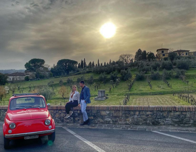 Florence: Vintage Fiat 500 Tour with Wine Tasting at Winery - Price and value: what $152 gets you in the Tuscan countryside