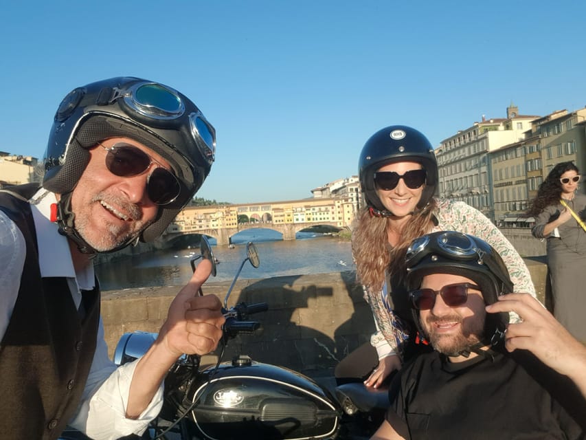 Florence Vintage Motorcycle Sidecar ride - Morning or Sunset - Price and value: does $199 per person make sense?