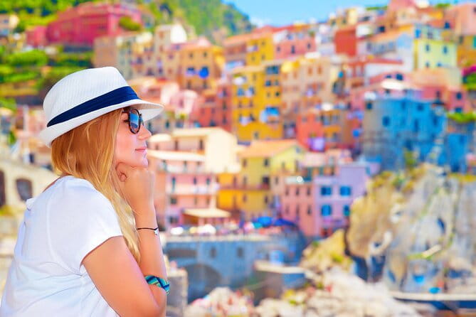 From Florence: Cinque Terre & Pisa Day Trip - Manarola by train: terraces, sea views, and why this village photographs well