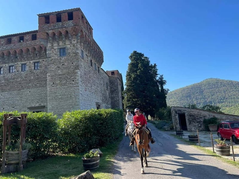 From Florence: Horse Ride and Wine Tour at Estate with Lunch - Inside the Chianti estate: cellars, vinsantaia, and the lunch pairing