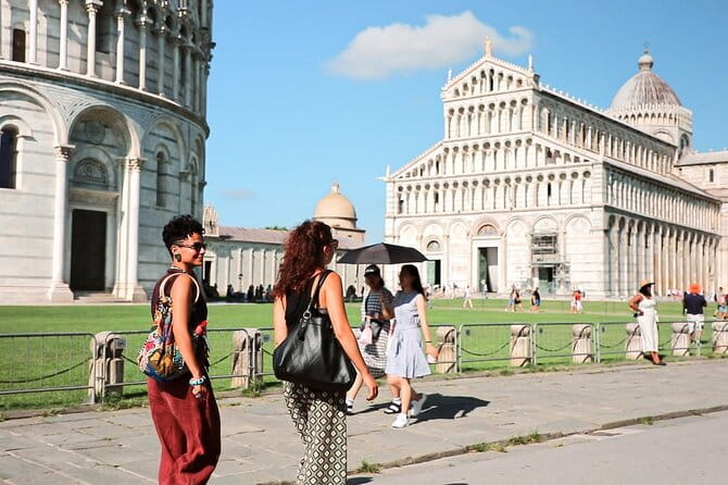 From Florence: Pisa Afternoon Tour & Leaning Tower Access - Duomo di Pisa inside: marble stripes, symbols, and short-stay realism