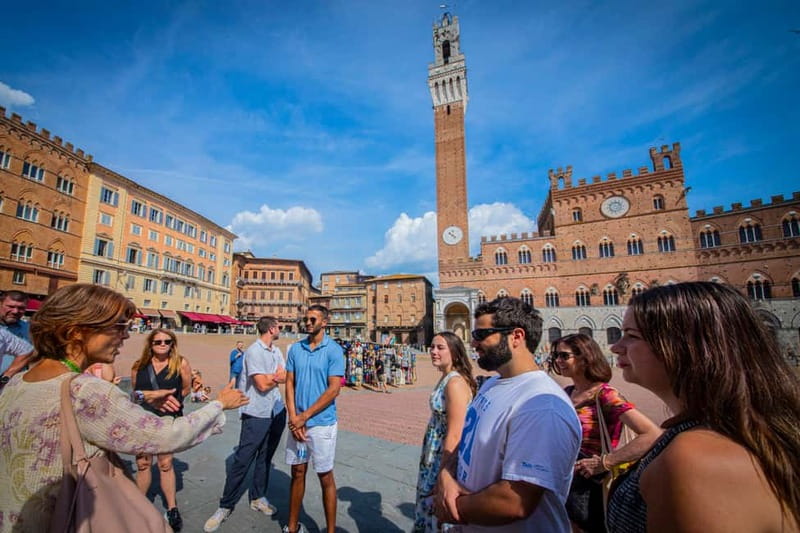 From Florence: Siena & San Gimignano Guided Tour and Dinner - Siena’s Piazza del Campo and contrade: why this guided stop matters