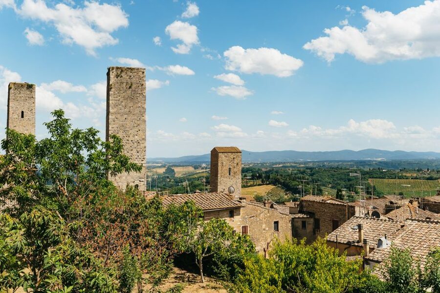 From Florence: Siena, San Gimignano, Pisa & Lunch at Winery - Chianti winery lunch: tasting four wines and eating like it is Sunday