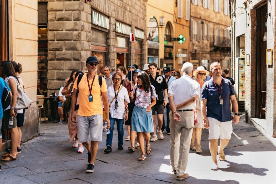 From Florence: Siena, San Gimignano, Pisa & Lunch at Winery - Siena walking tour: Piazza del Campo, the Duomo, and the medieval details